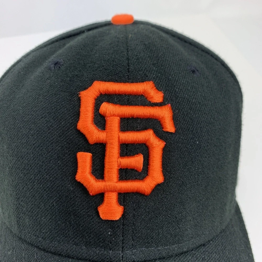 San Francisco Giants Black Orange Hat New Era 59FIFTY Fitted 7 1/4 Baseball Cap